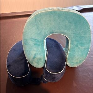 💥 Buy 2 get 1 Free 💥 Blue and Teal Airplane Neck Pillow
